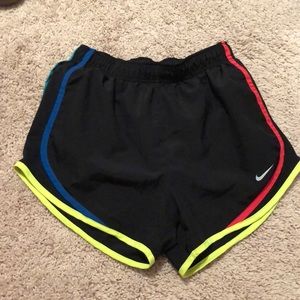 Black Nike tempo shorts
